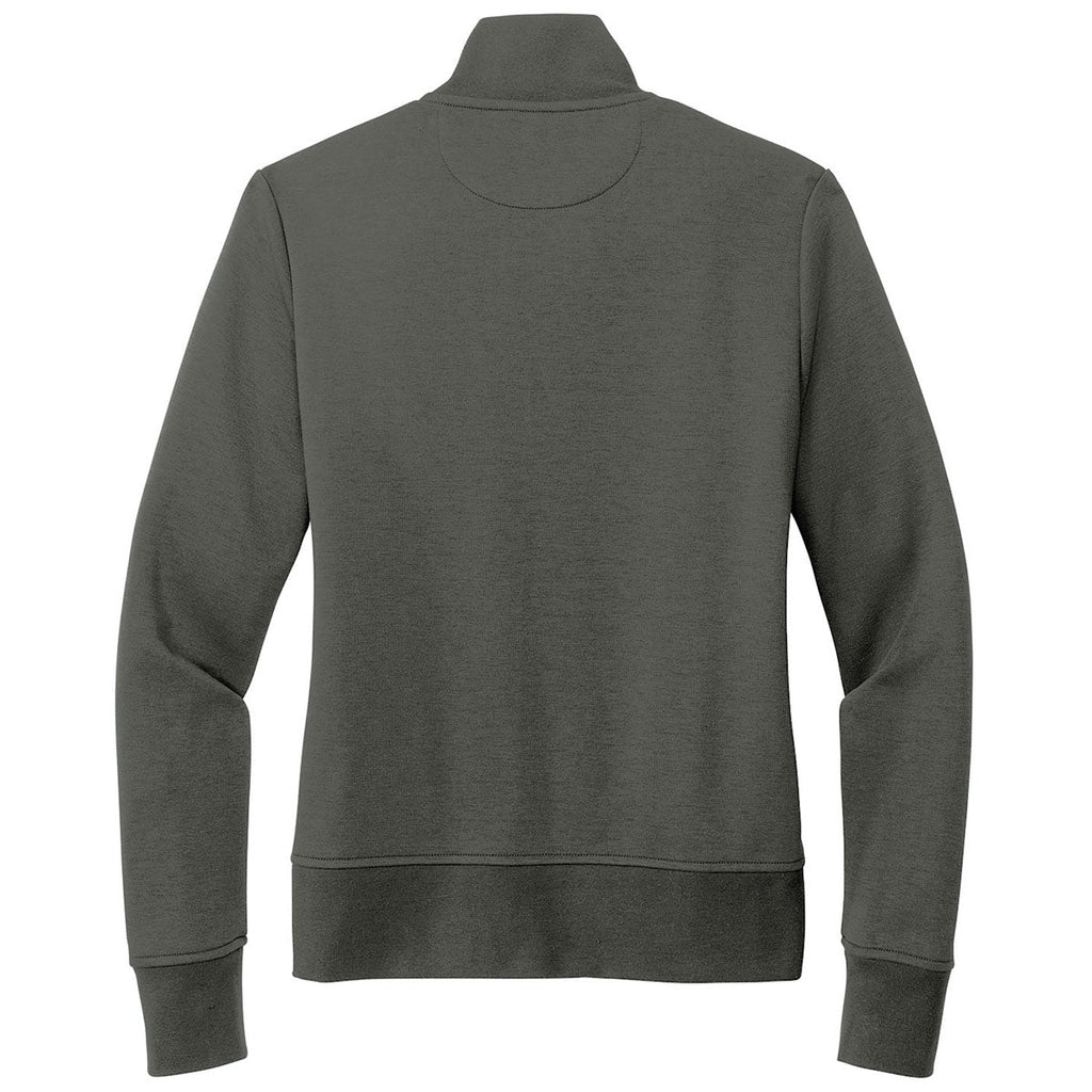 Brooks Brothers Brooks Brothers Women's Windsor Grey Double-Knit Full Zip