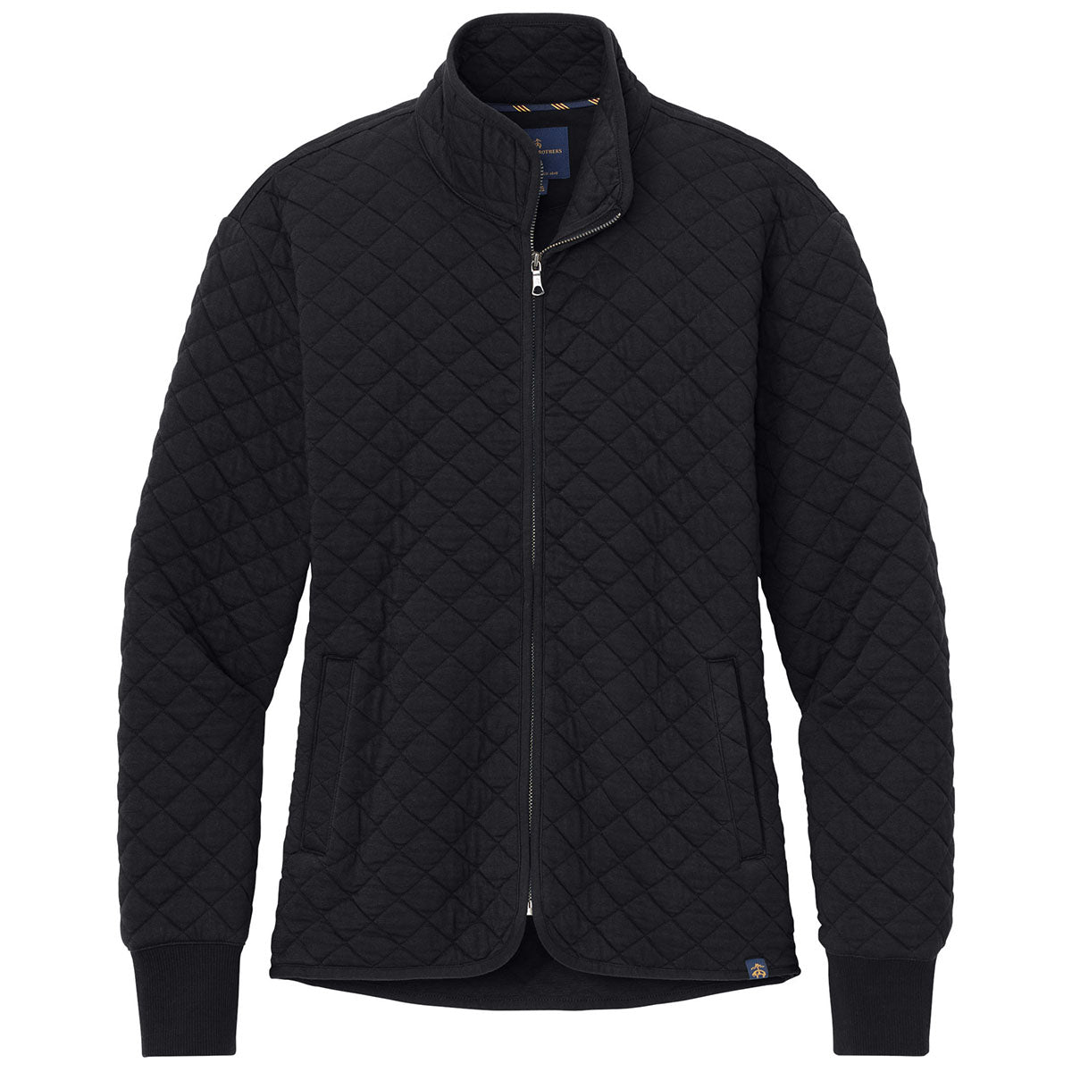 Brooks Brothers Brooks Brothers Women's Deep Black Diamond Quilt Full-Zip