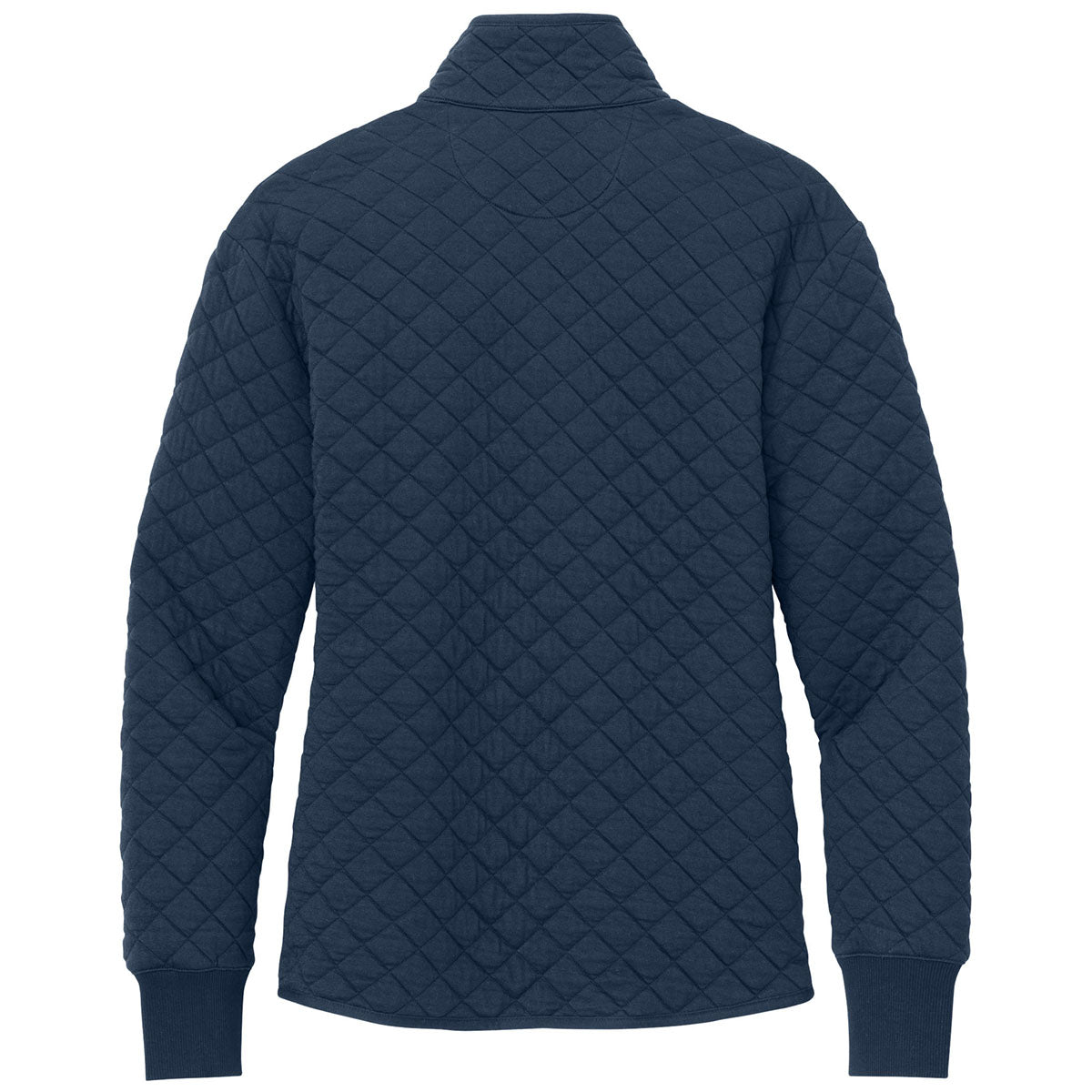 Brooks Brothers Brooks Brothers Women's Navy Blazer Diamond Quilt Full-Zip