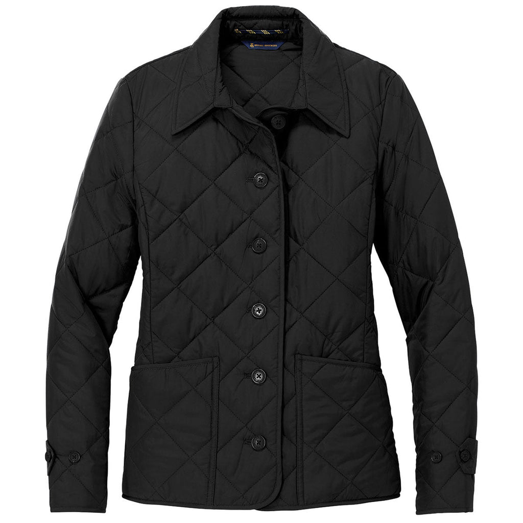 Brooks Brothers Brooks Brothers Women's Deep Black Quilted Jacket