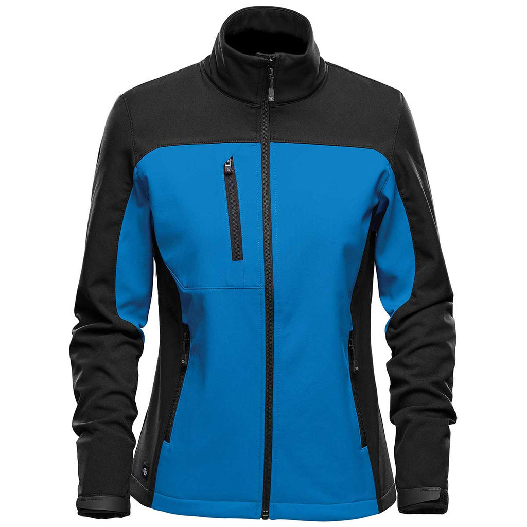 Stormtech Classic Stormtech Women's Azure Blue/Black Cascades Softshell