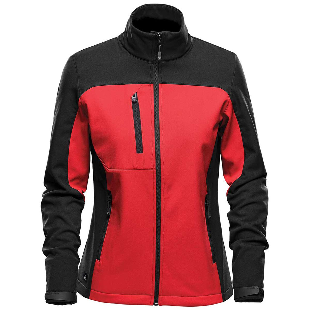 Stormtech Classic Stormtech Women's Bright Red/Black Cascades Softshell
