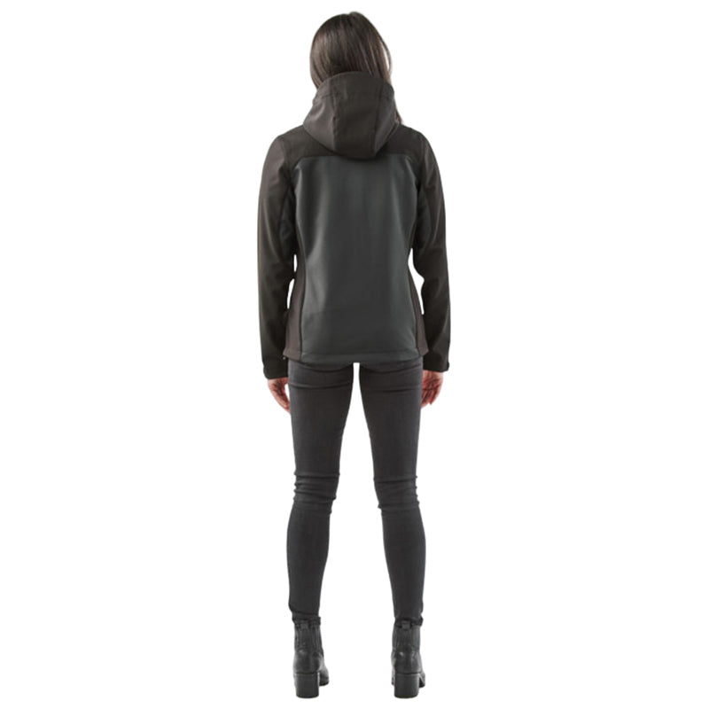 Stormtech Stormtech Women's Dolphin/Black Cascades Softshell Hoody