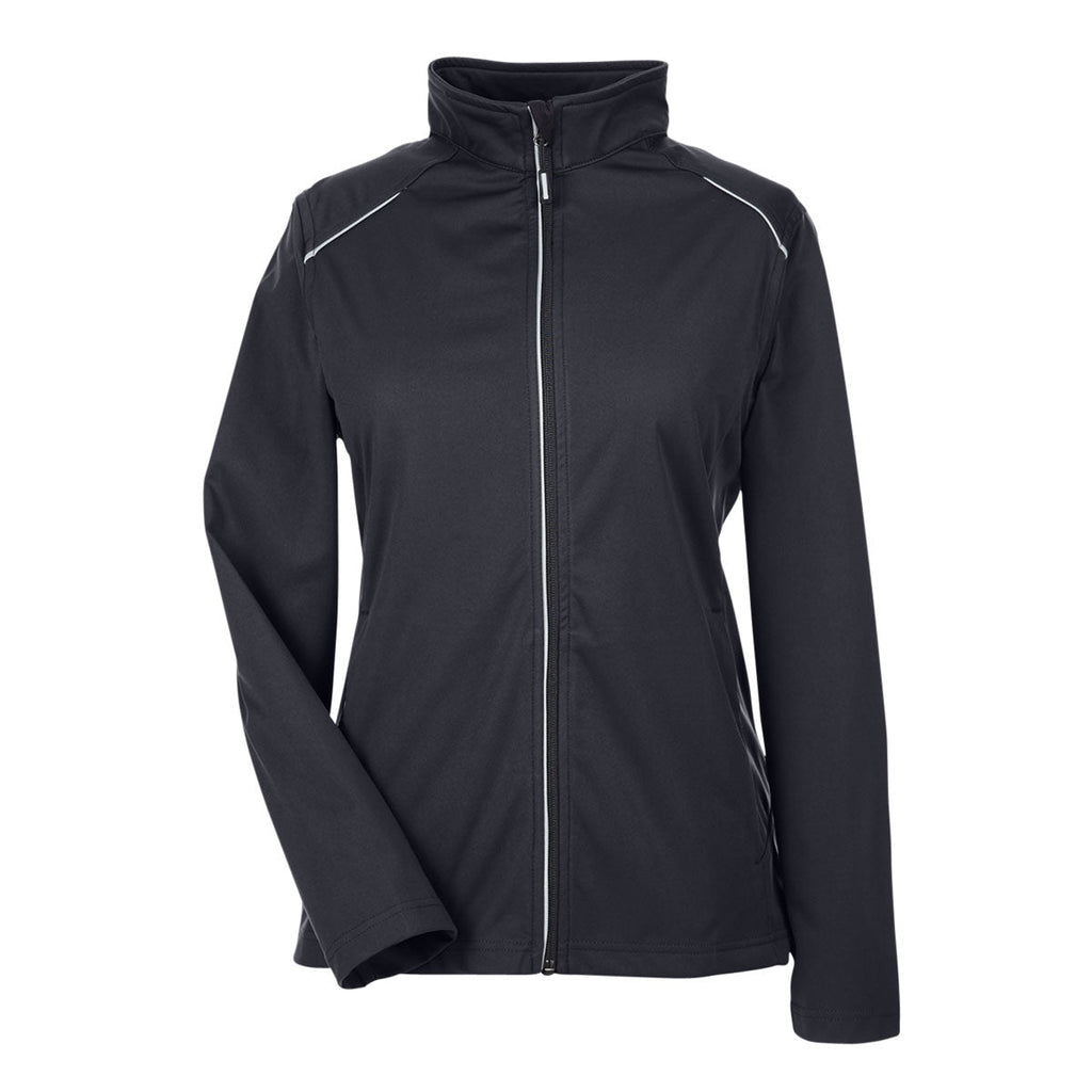 Core 365 Core 365 Women's Black Techno Lite Three-Layer Knit Tech Shell