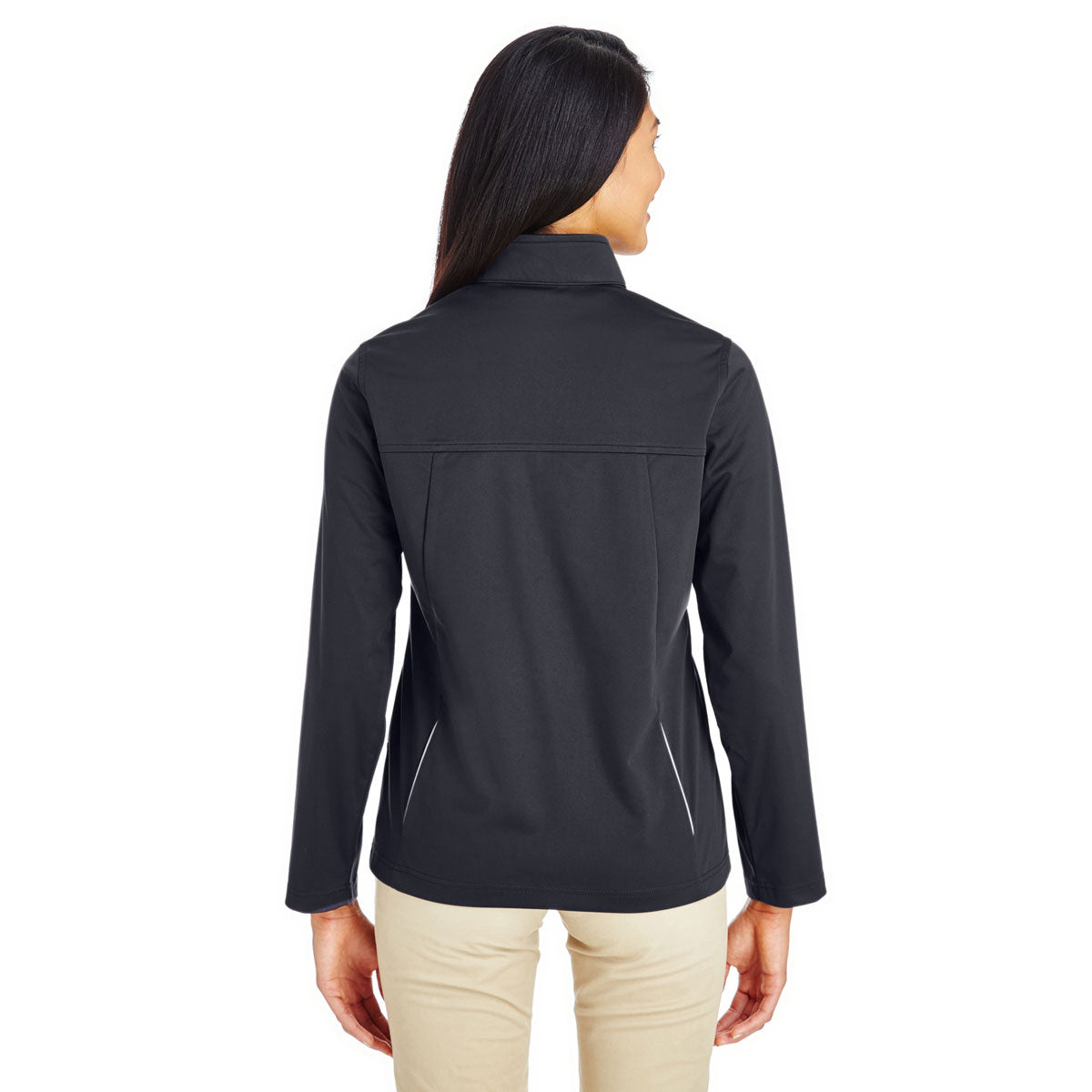 Core 365 Core 365 Women's Black Techno Lite Three-Layer Knit Tech Shell