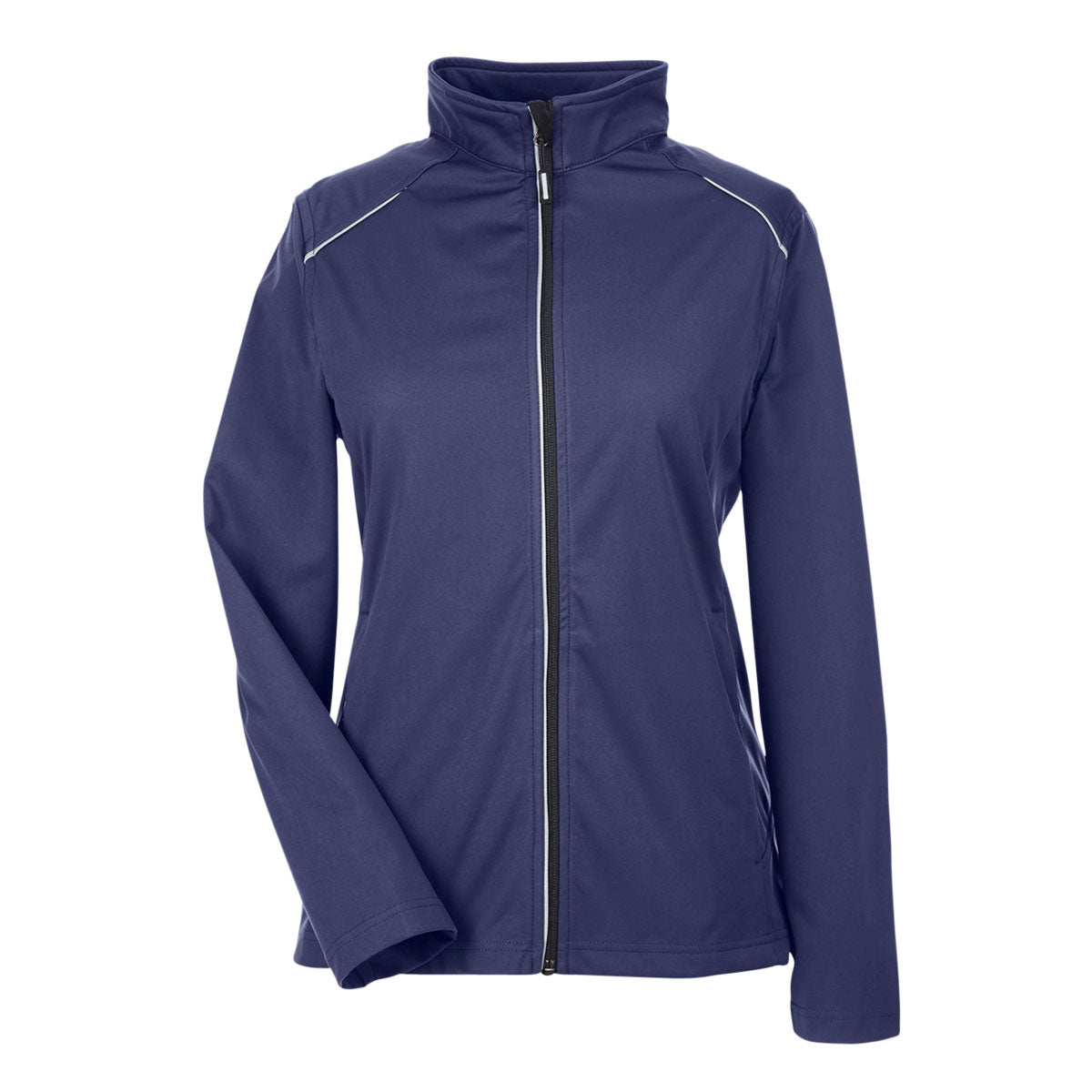 Core 365 Core 365 Women's Classic Navy Techno Lite Three-Layer Knit Tech Shell