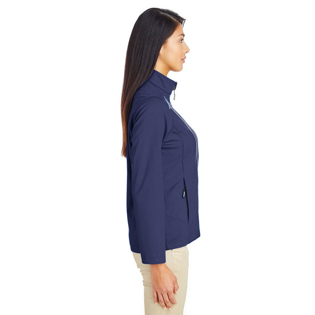 Core 365 Core 365 Women's Classic Navy Techno Lite Three-Layer Knit Tech Shell