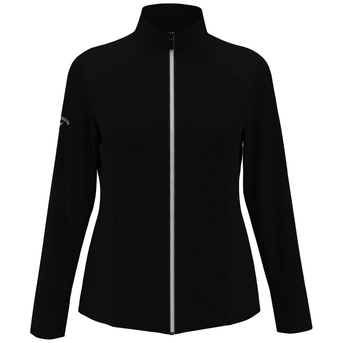 Callaway Callaway Women's Black Full-Zip Ottoman Jacket