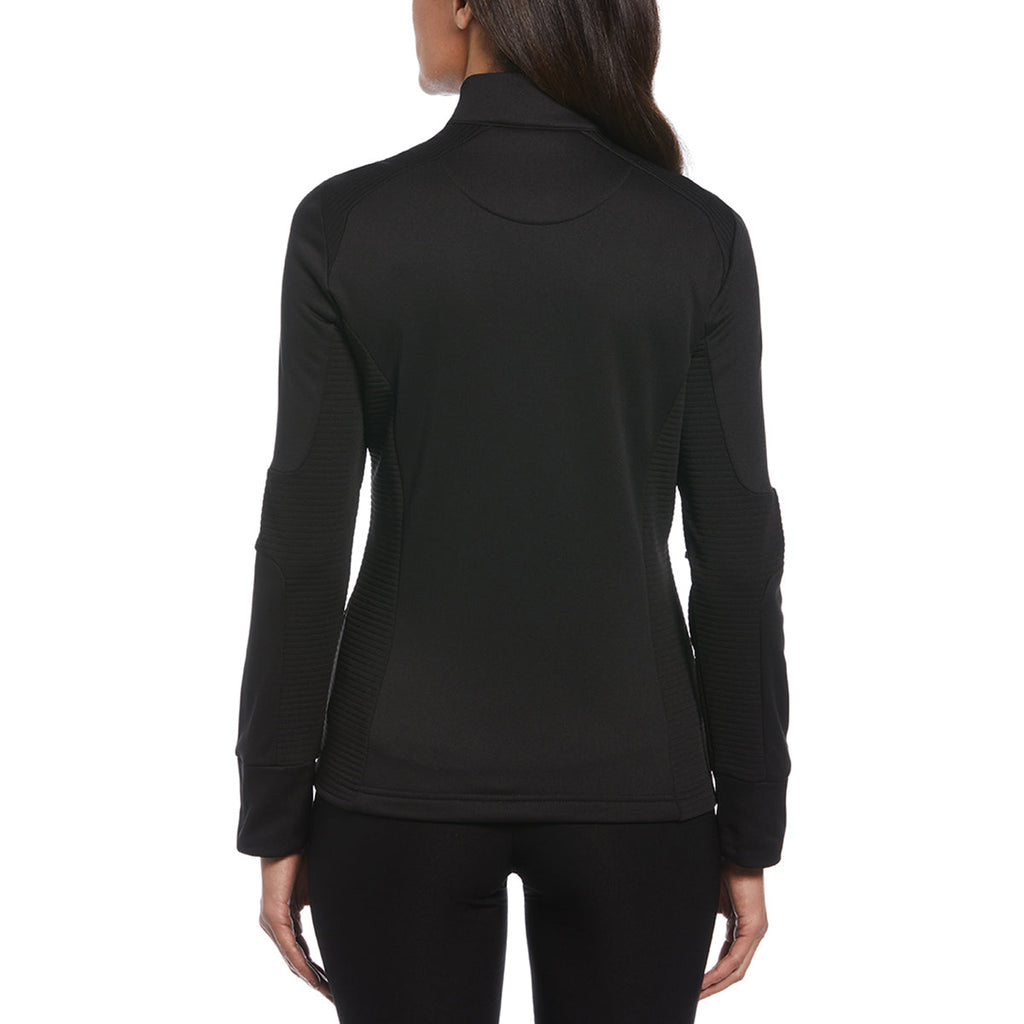 Callaway Callaway Women's Black Full-Zip Ottoman Jacket