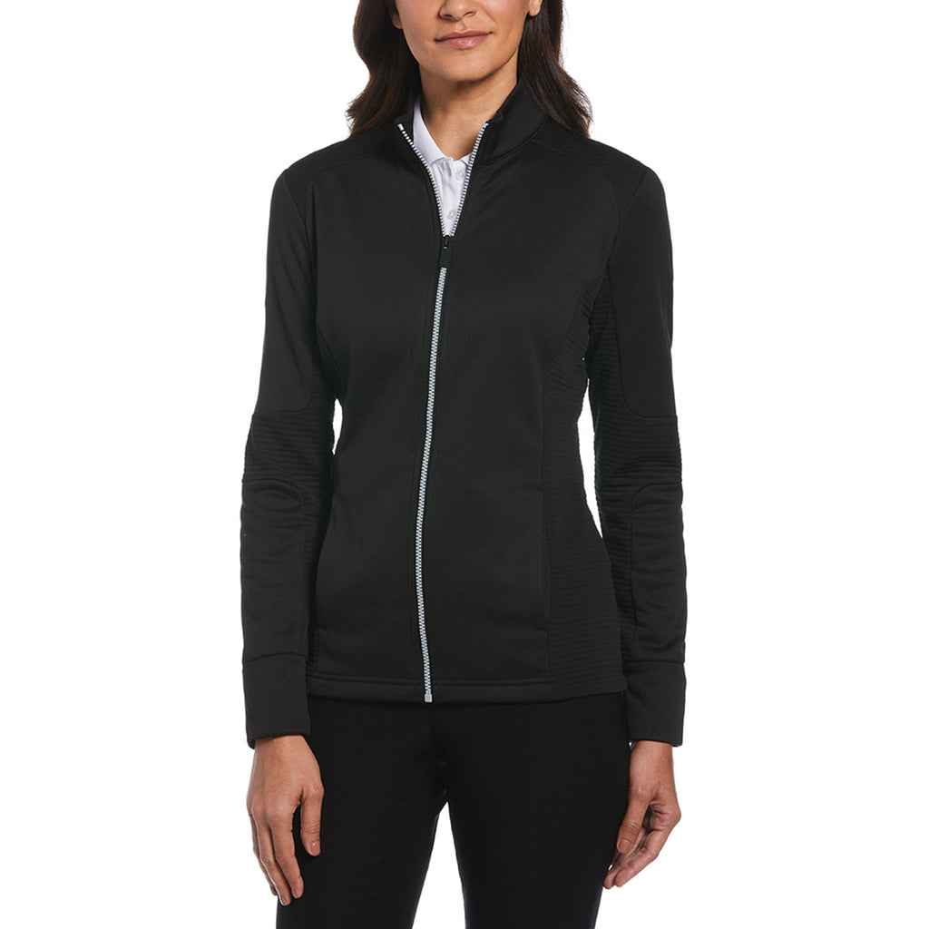 Callaway Callaway Women's Black Full-Zip Ottoman Jacket