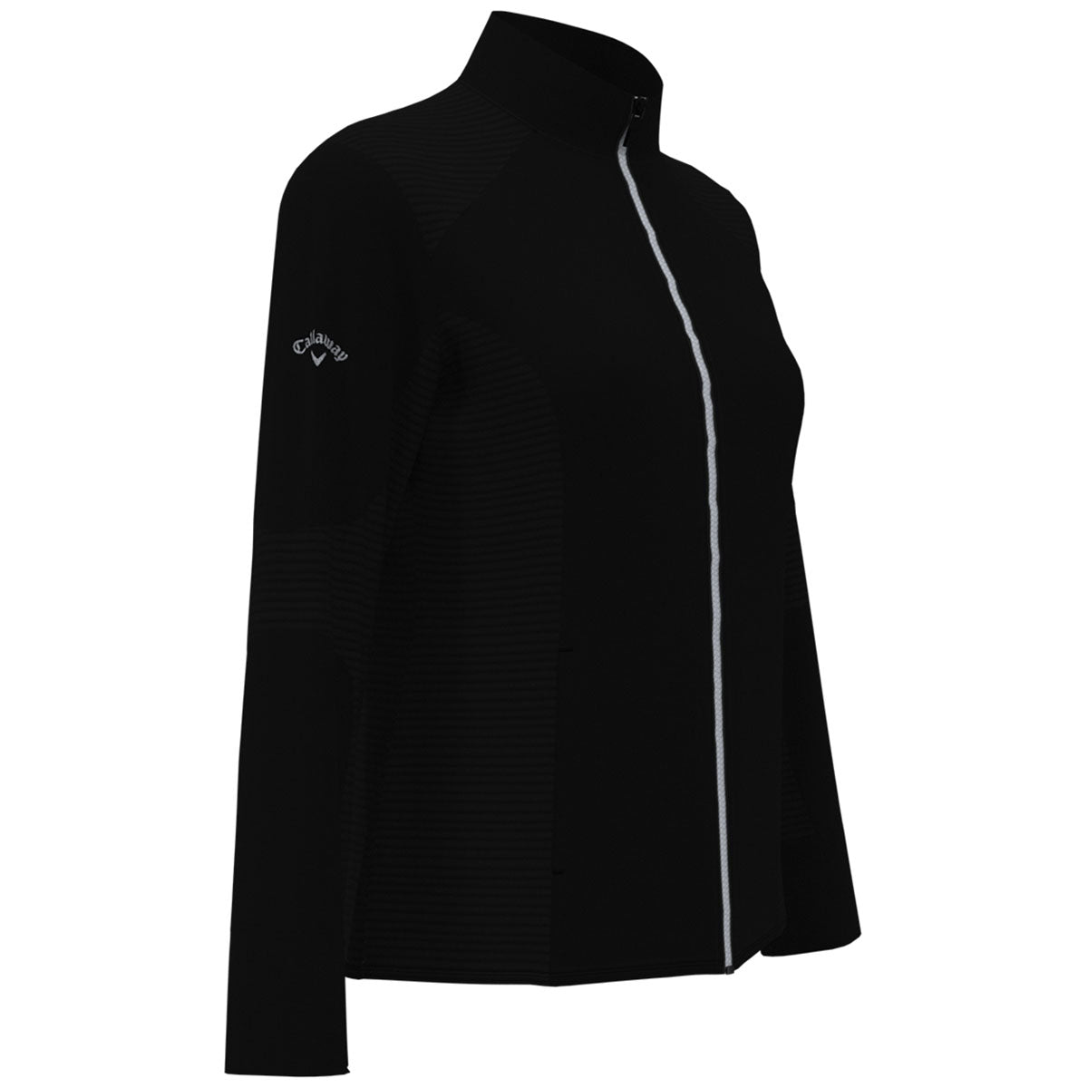 Callaway Callaway Women's Black Full-Zip Ottoman Jacket
