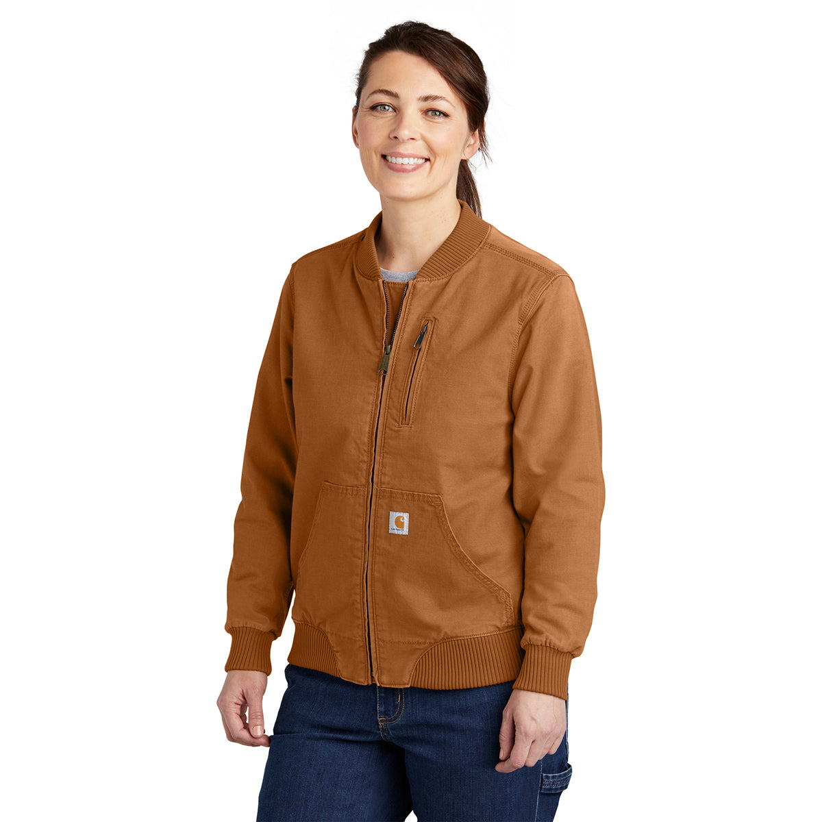 Carhartt Carhartt Women's Carhartt Brown Rugged Flex Crawford Jacket