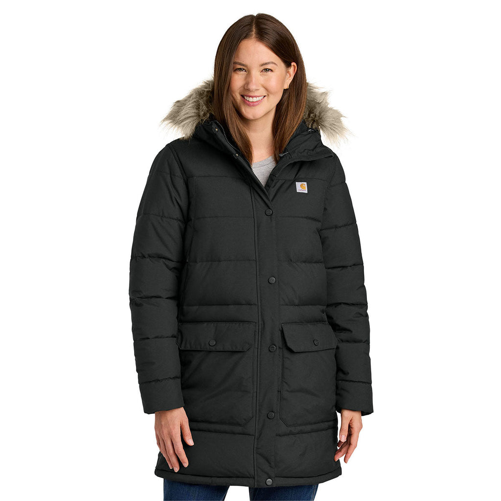 Carhartt Carhartt Women's Black Montana Insulated Hooded Coat