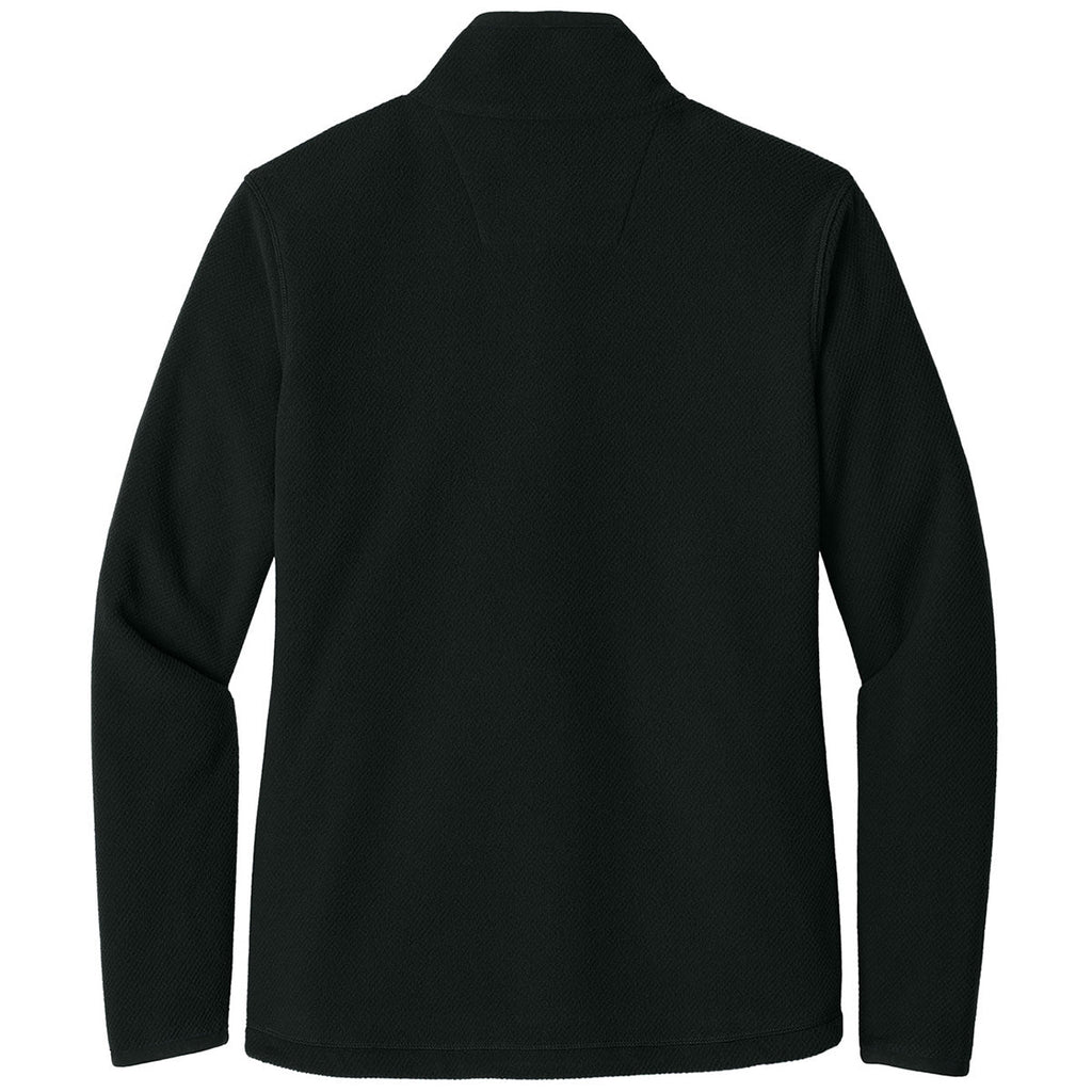 Carhartt Carhartt Women's Black Textured Full-Zip Fleece Jacket