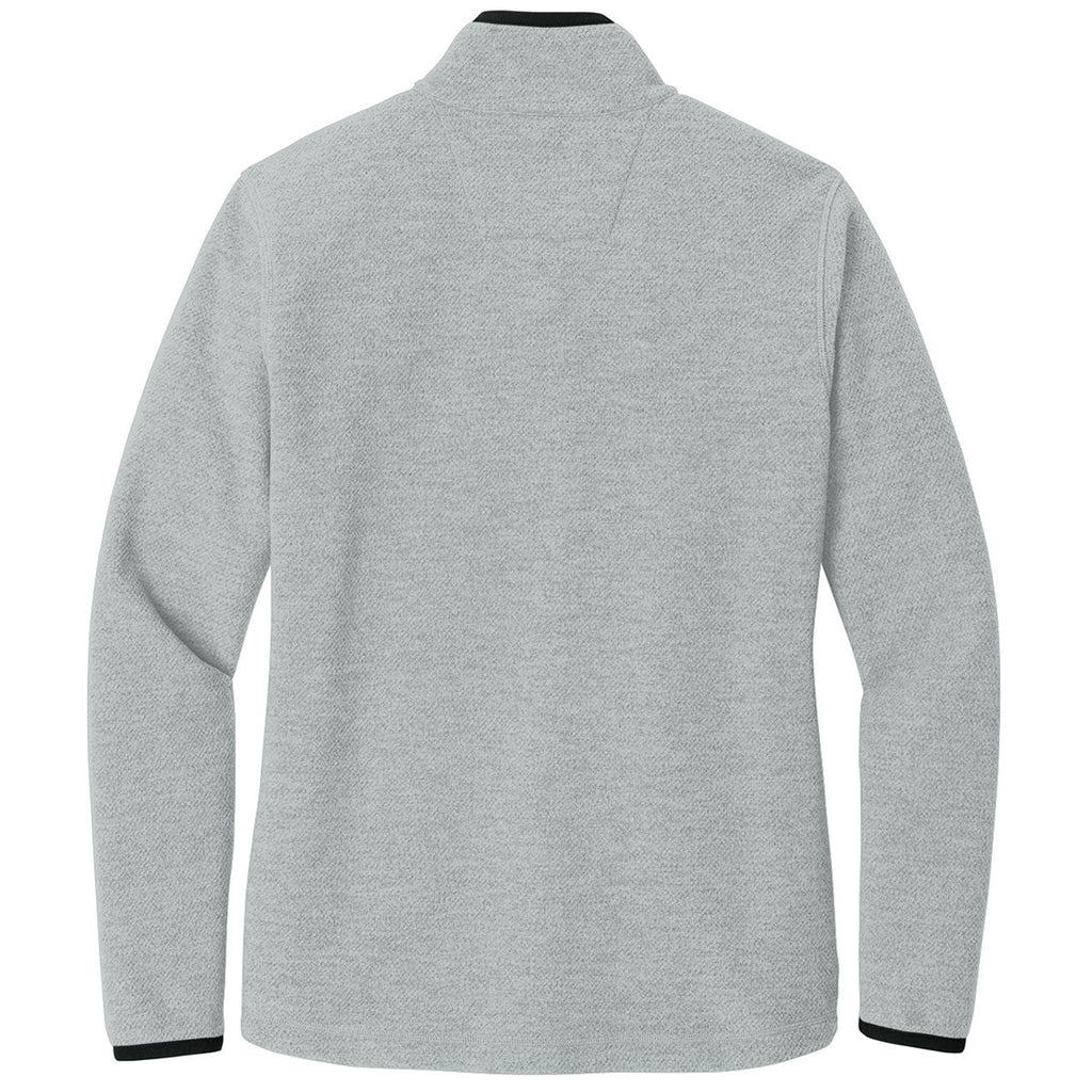 Carhartt Carhartt Women's Heather Grey Textured Full-Zip Fleece Jacket