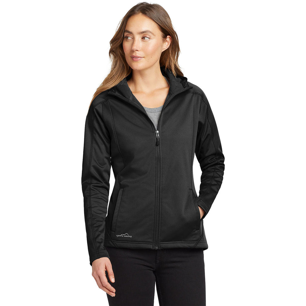 Eddie Bauer Authentic Eddie Bauer Women's Black Trail Soft Shell Jacket