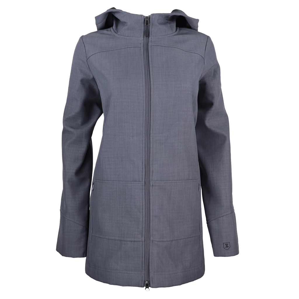Zusa 48-Hour Zusa Women's Grey Cross-Hatch Wanderlust Traveler Jacket