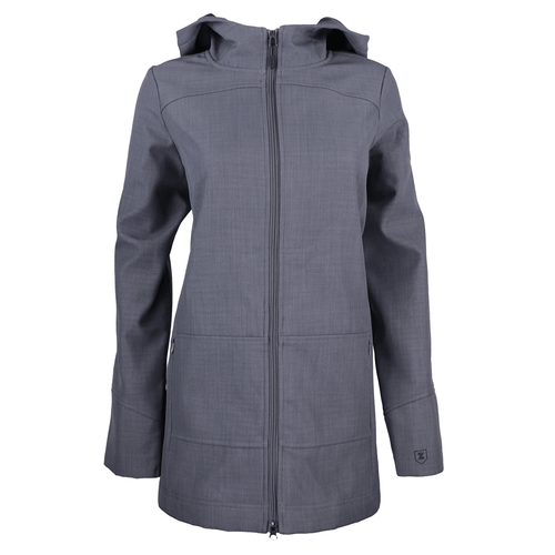 Zusa 48-Hour Zusa Women's Grey Cross-Hatch Wanderlust Traveler Jacket