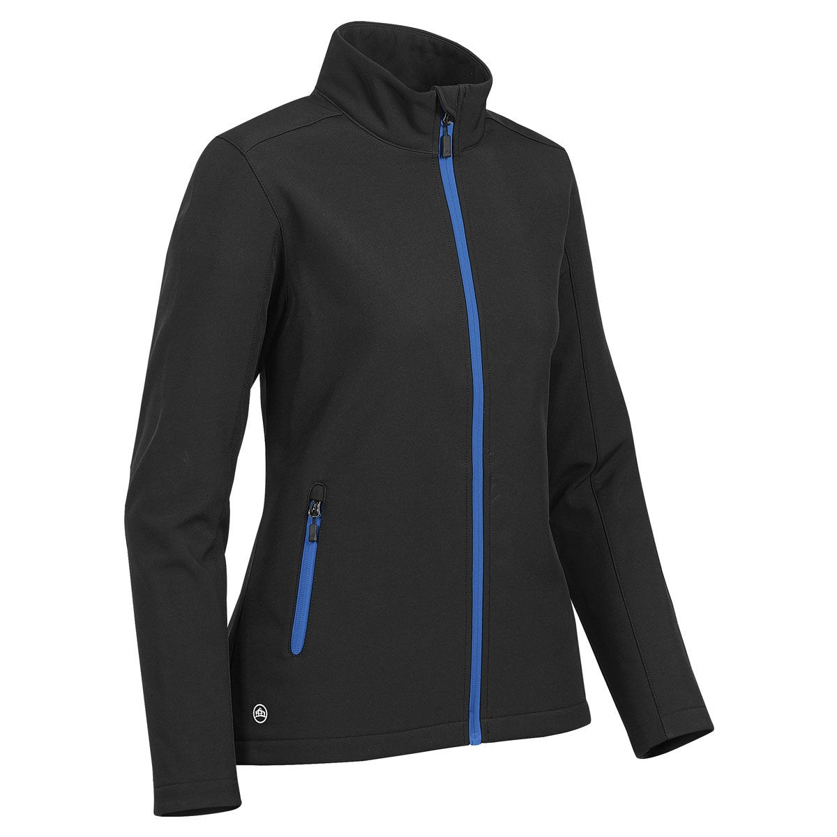 Stormtech Stormtech Women's Black/Azure Blue Orbiter Softshell