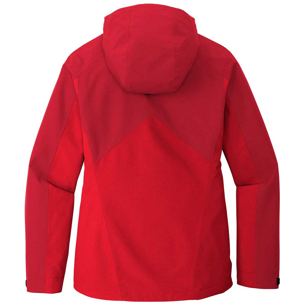 Port Authority Port Authority Women's Sangria/True Red Tech Rain Jacket
