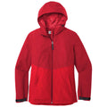 Port Authority Port Authority Women's Sangria/True Red Tech Rain Jacket