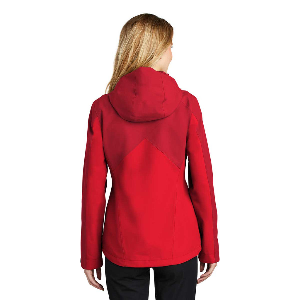 Port Authority Port Authority Women's Sangria/True Red Tech Rain Jacket