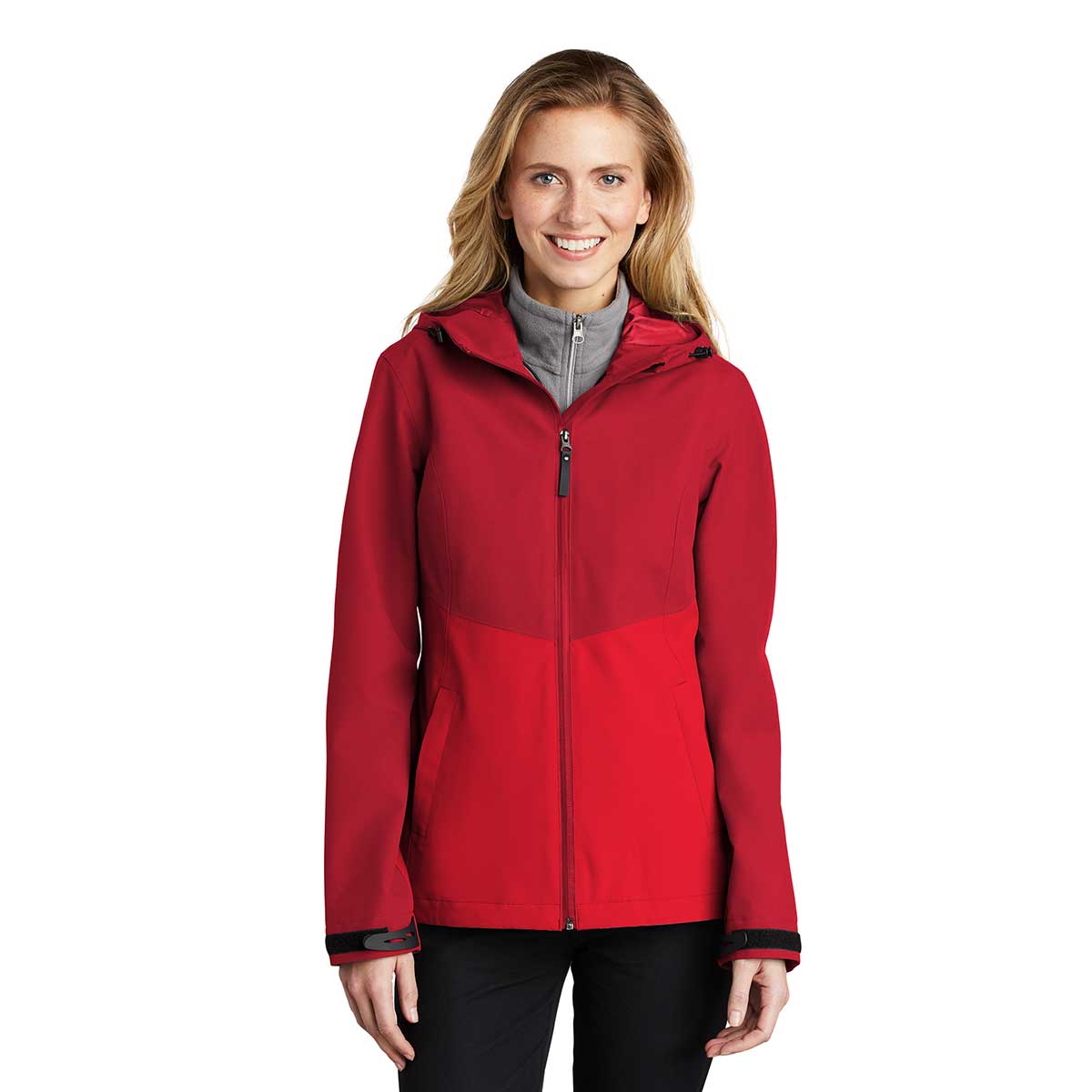 Port Authority Port Authority Women's Sangria/True Red Tech Rain Jacket