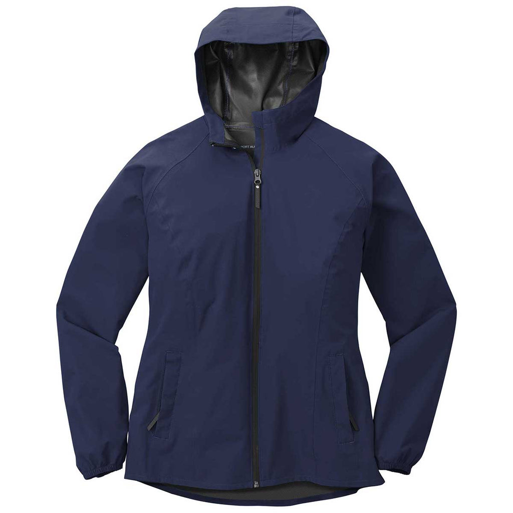 Port Authority Classic Port Authority Women's True Navy Essential Rain Jacket