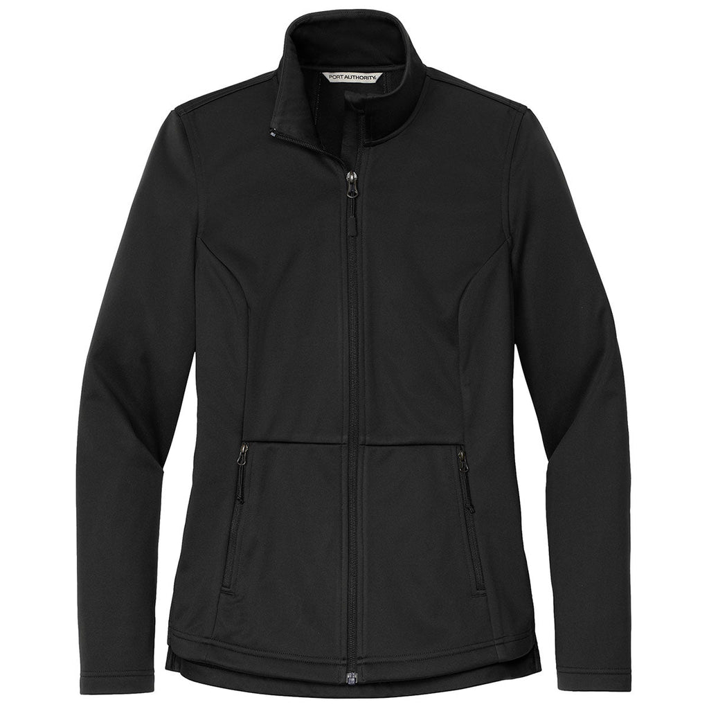 Port Authority Authentic Port Authority Women's Deep Black Flexshell Jacket