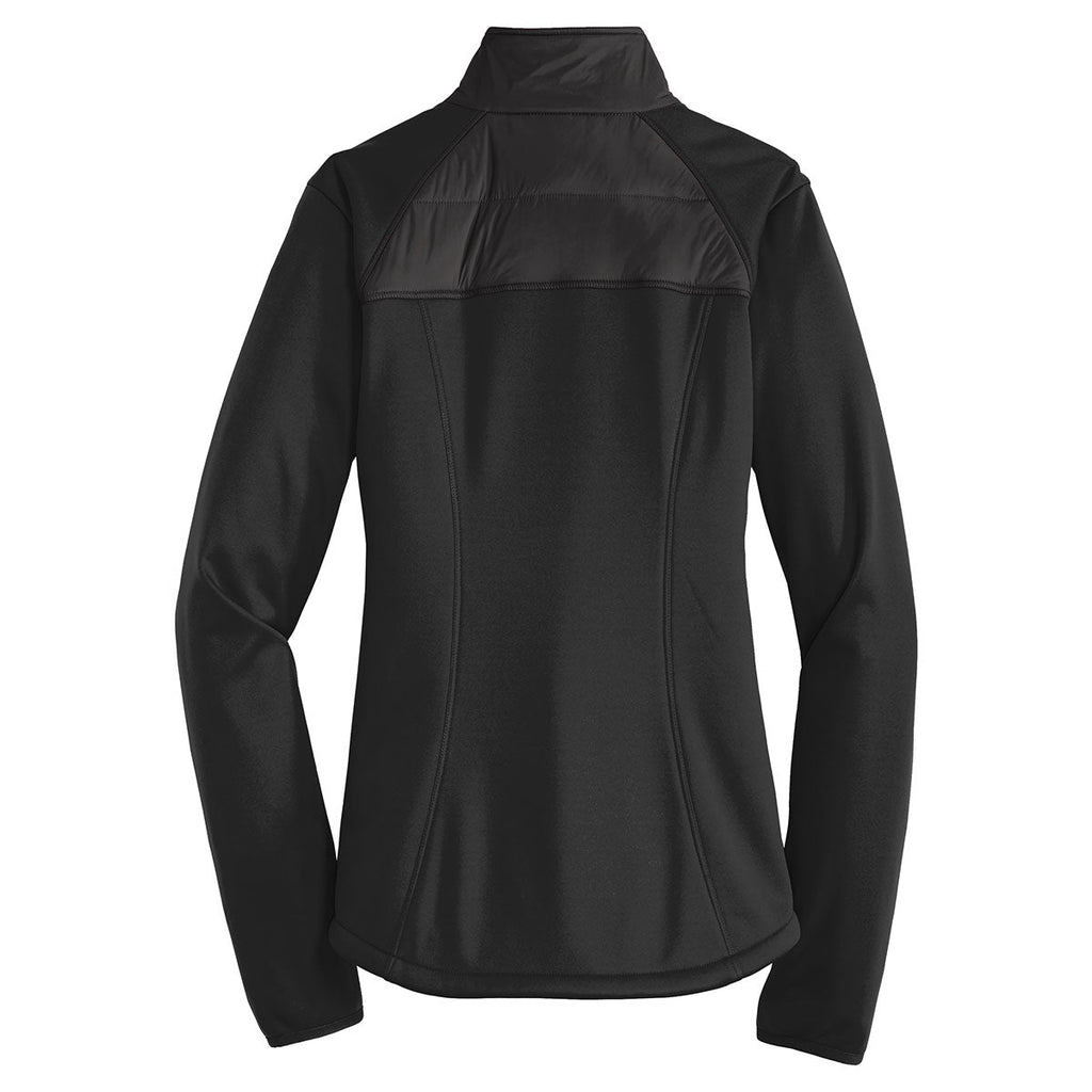 Port Authority Classic Port Authority Women's Deep Black Hybrid Soft Shell Jacket