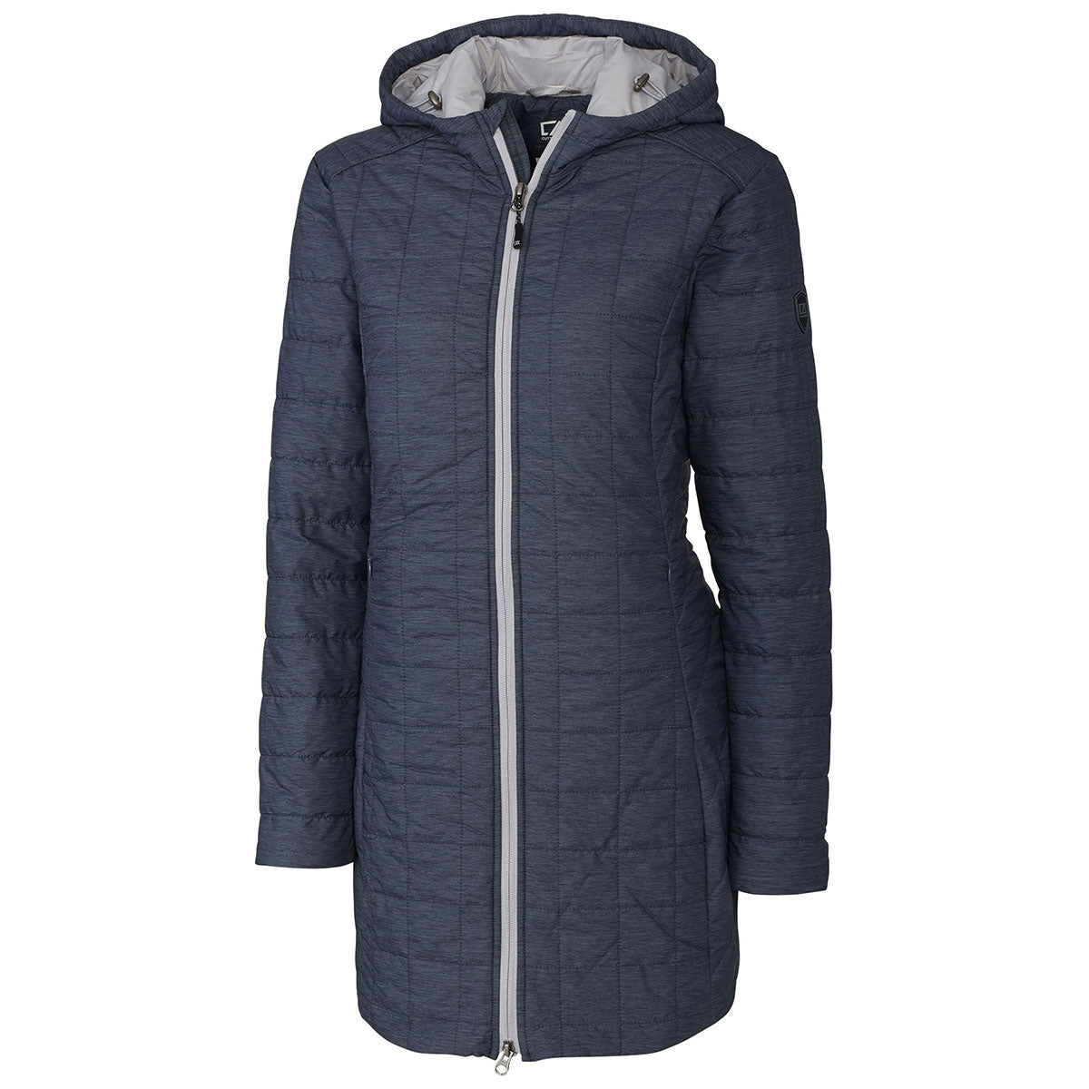 Cutter & Buck Cutter & Buck Women's Anthracite Melange Rainier Long Jacket