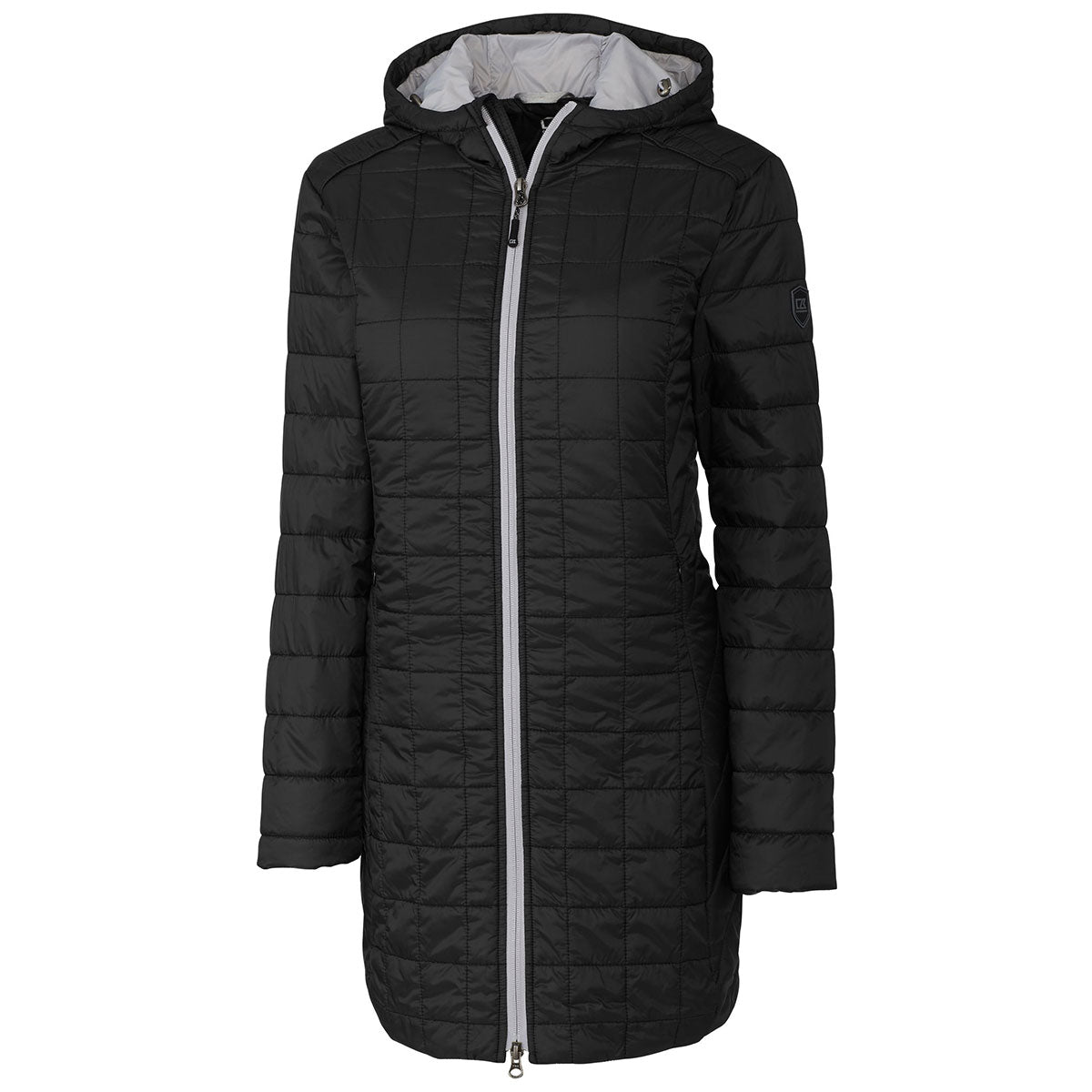 Cutter & Buck Cutter & Buck Women's Black Rainier Long Jacket