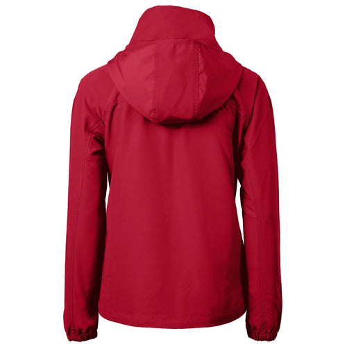 Cutter & Buck Authentic Cutter & Buck Women's Cardinal Red Charter Eco Recycled Full Zip Jacket
