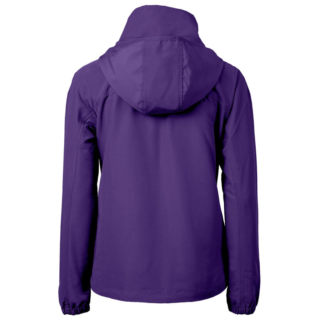 Cutter & Buck Cutter & Buck Women's College Purple Charter Eco Recycled Full Zip Jacket