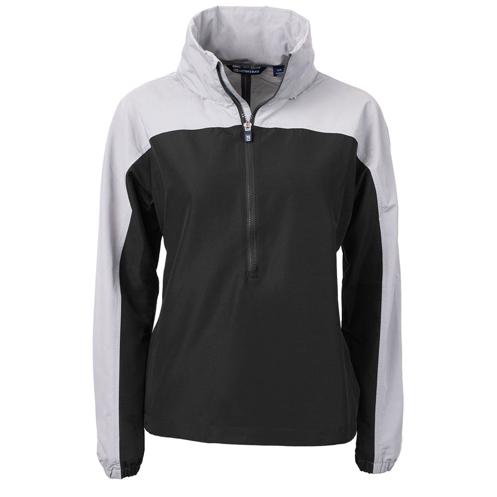Cutter & Buck Cutter & Buck Women's Black/Polished Charter Eco Recycled Anorak Jacket