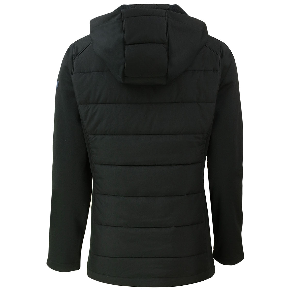 Cutter & Buck Cutter & Buck Women's Black Evoke Hybrid Eco Softshell Recycled Full Zip Hooded Jacket