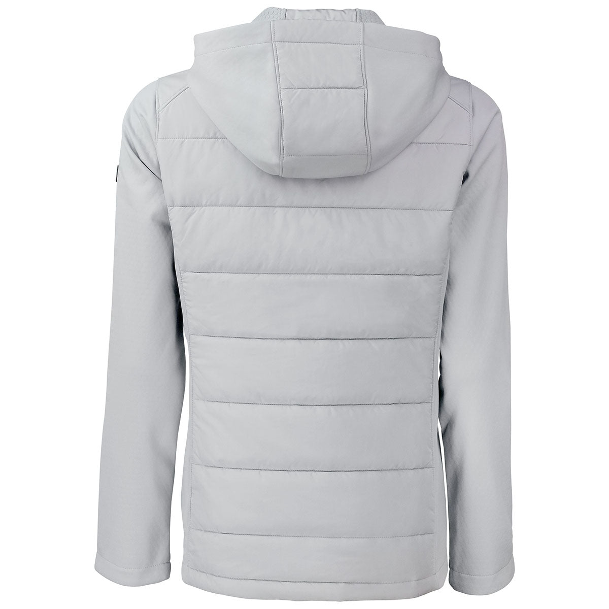Cutter & Buck Cutter & Buck Women's CONCRETE Evoke Hybrid Eco Softshell Recycled Full Zip Hooded Jacket