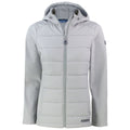 Cutter & Buck Cutter & Buck Women's CONCRETE Evoke Hybrid Eco Softshell Recycled Full Zip Hooded Jacket