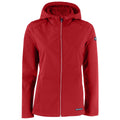 Cutter & Buck Original Cutter & Buck Women's Cardinal Red Evoke Eco Softshell Recycled Full Zip Jacket