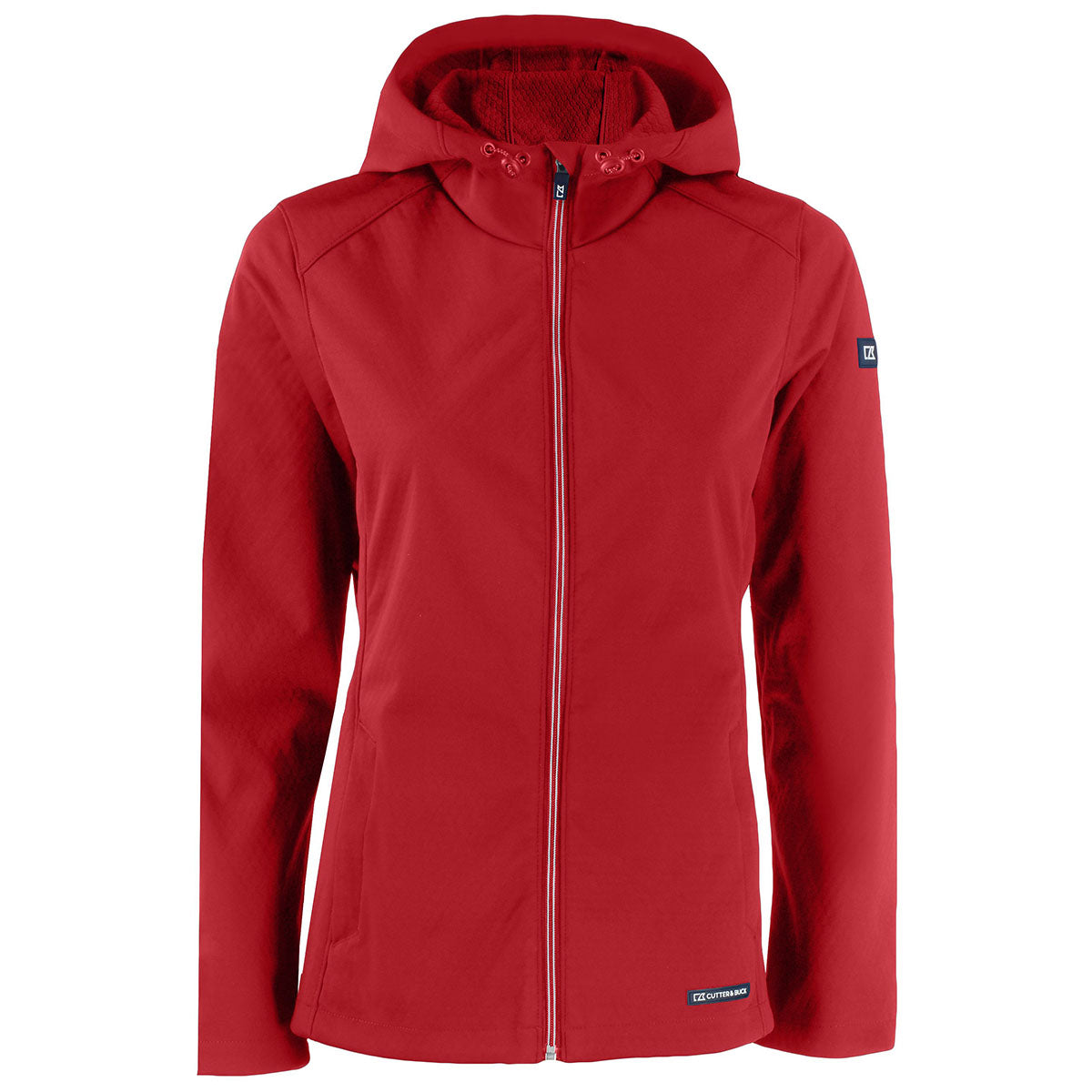 Cutter & Buck Original Cutter & Buck Women's Cardinal Red Evoke Eco Softshell Recycled Full Zip Jacket