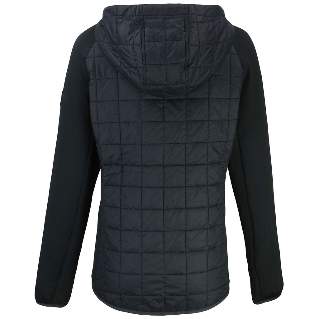 Cutter & Buck Cutter & Buck Women's Black Rainier Primaloft Eco Full Zip Hybrid Jacket