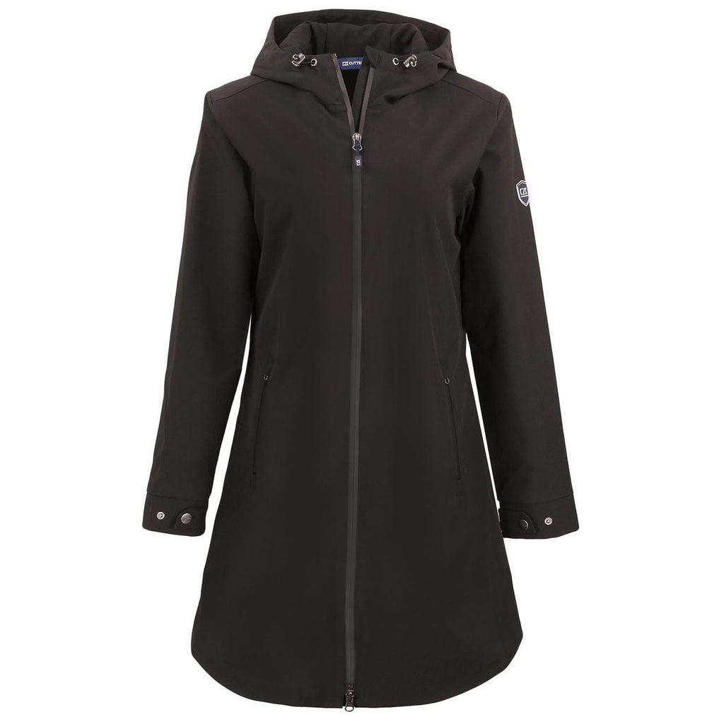 Cutter & Buck Cutter & Buck Women's Black Camano Everyday Stretch Recycled Water Resistant Jacket