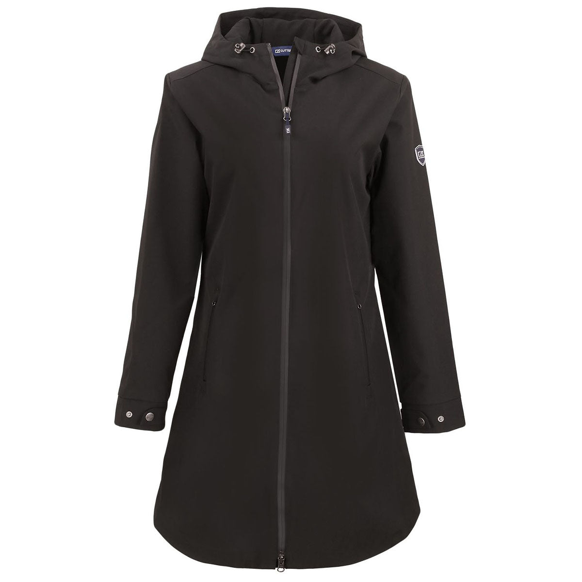 Cutter & Buck Cutter & Buck Women's Black Camano Everyday Stretch Recycled Water Resistant Jacket