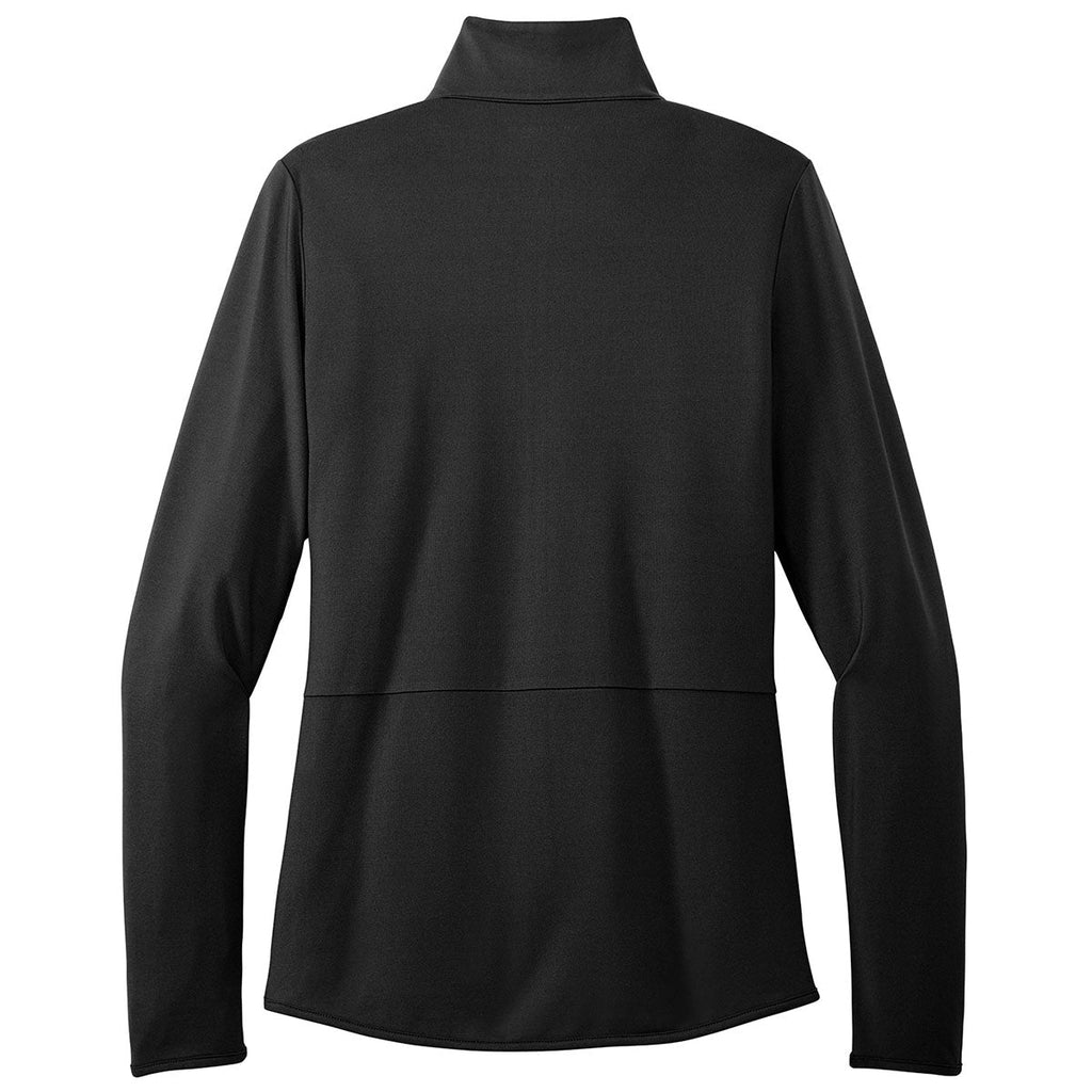 Port Authority Authentic Port Authority Women's Black Accord Stretch Fleece Full-Zip