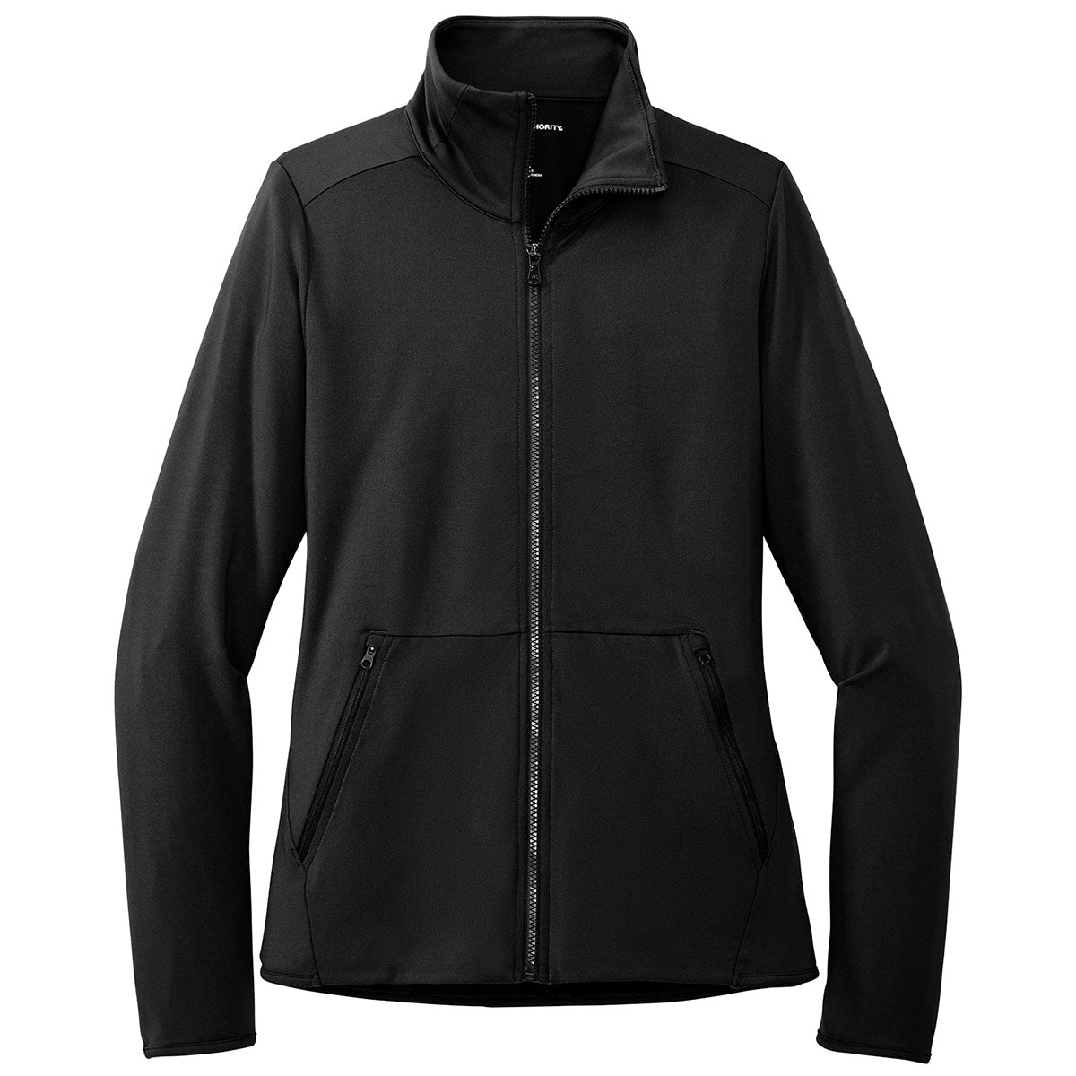 Port Authority Authentic Port Authority Women's Black Accord Stretch Fleece Full-Zip