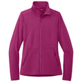 Port Authority Classic Port Authority Women's Wine Accord Stretch Fleece Full-Zip