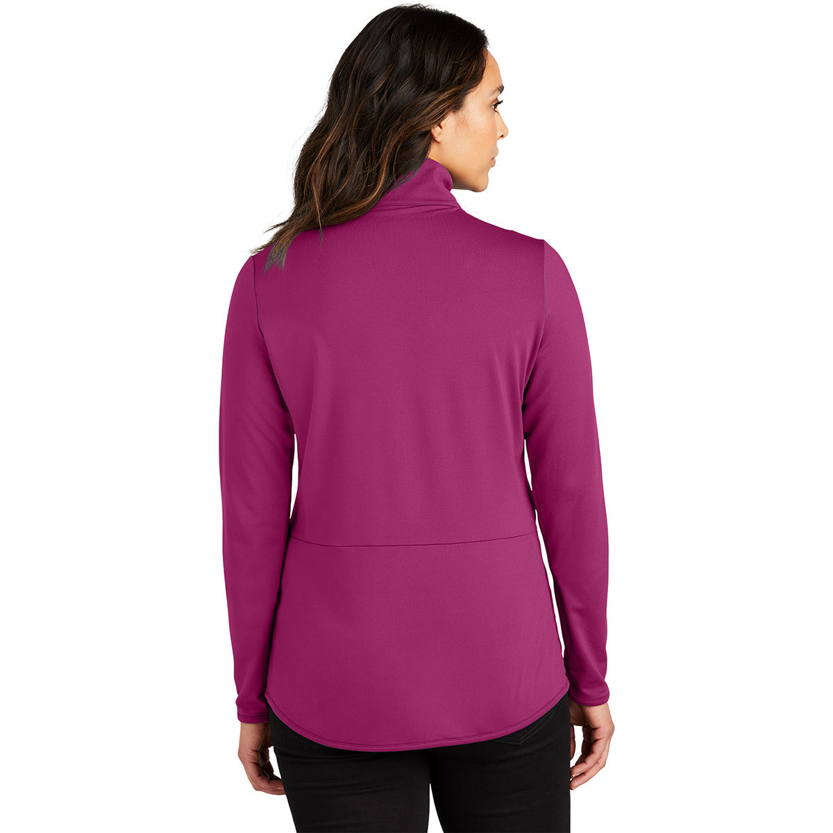 Port Authority Classic Port Authority Women's Wine Accord Stretch Fleece Full-Zip