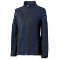 Clique Clique Women's Dark Navy/Black Narvik Colorblock Softshell