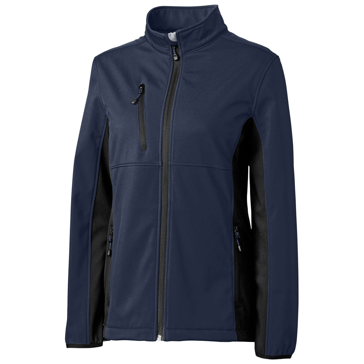 Clique Clique Women's Dark Navy/Black Narvik Colorblock Softshell