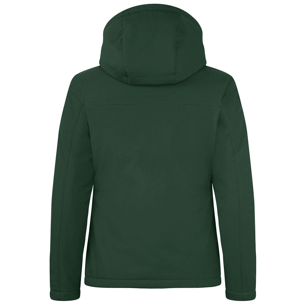 Clique Classic Clique Women's Bottle Green Equinox Insulated Softshell Jacket